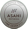 1oz Asahi Silver Round 999 fine