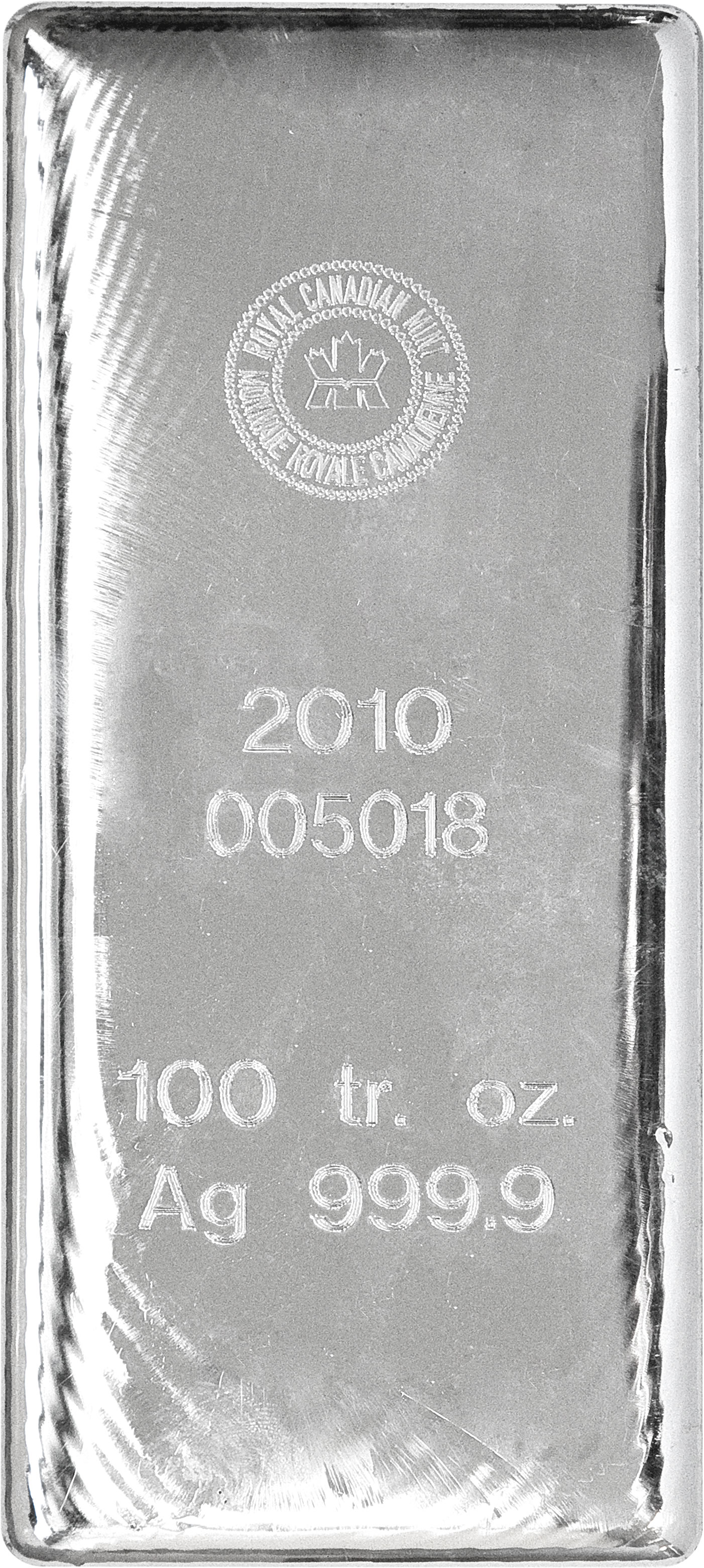 100 oz RCM Silver Bar