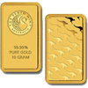 Recognised Gold Bars (gram weights) - sizes vary